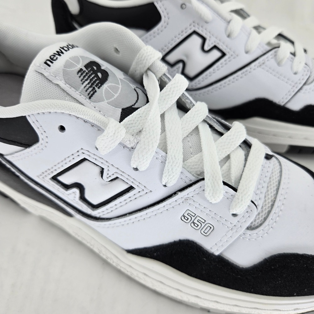 New Balance 550 White Black GSB550CA Kids Boys Size 7 Sneakers New in Box - Picture 12 of 12